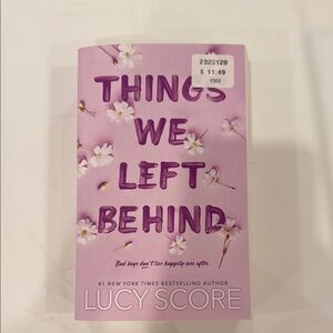 Pink 'Things We Left Behind' Book by Lucy Score